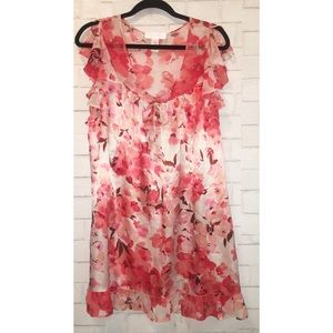 Oscar De La Renta Silk Pink Nightgown